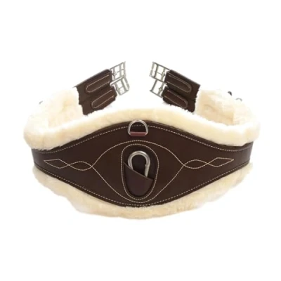Abbildung von Kentucky Spring Sattelgurt Sheepskin Anatomic Braun 115cm Agradi.deVerkauft von Agradi