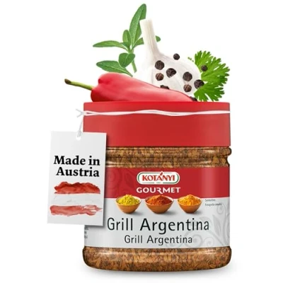Abbildung von Kotanyi Gourmet Grill Argentina Gewürzzubereitung, mit Paprika, Pfeffer, Koriander und mehr, fruchtig pikant, 400ccm, 285 g