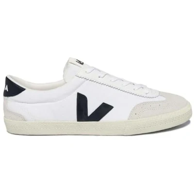 Abbildung von Veja Volley Sneaker low, Damen, Größe: 38, White black Leder und textil