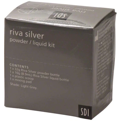 Abbildung von Riva Silver Pulver/Liquid Kit 32g Pulver, 10g Liquid inkl. Zubehör