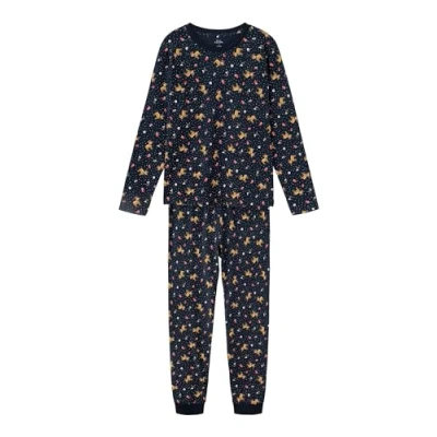 Abbildung von NAME IT Damen NWOVISMAS LS NIGHTSET R1 Women Schlafanzug, Dark Sapphire, 38