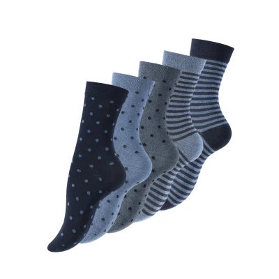 Abbildung von Vincent Creation 10 PAAR Socken, Damen, Größe: 39 42, Blau