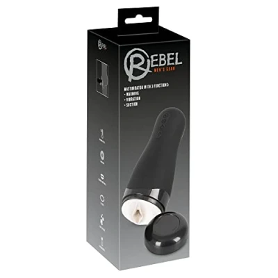 Abbildung von „Masturbator with 3 Functions“ mit Vibration, Saug und Wärmefunktion