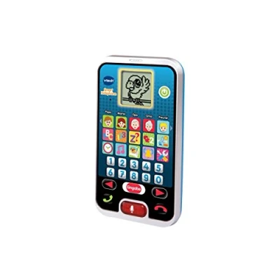Abbildung von Vtech Smart Kidsphone Cooles Lerntelefon mit Mikrofon, spannenden Lernspielen, Liedern und Melodien Für Kinder von 3 6 Jahren