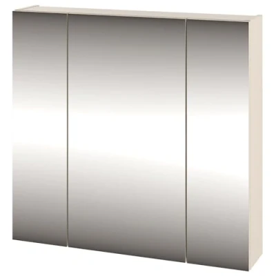 Abbildung von Lomadox Spiegelschrank 80 cm breit Badezimmerschrank Badezimmermöbel Spiegel für Badezimmer in Kaschmir