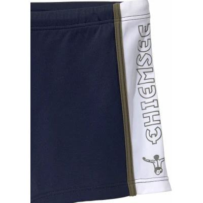 Abbildung von Chiemsee Boxer Badehose mit Kontrasteinsätzen