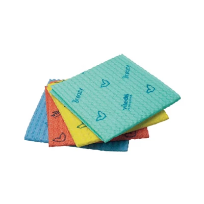 Abbildung von Vileda Professional Halb Einweg Tuch, Mikrofaser Polyester Viskose, blau, 35x36 cms