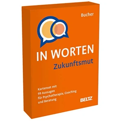 Abbildung von Zukunftsmut in Worten: Kartenset Mit 99 Aussagen für Psychotherapie, Coaching und Beratung. 8 seitigem Booklet im Stülpkarton, Kartenformat 5,9 x 9,2 cm. (Beltz Therapiekarten)