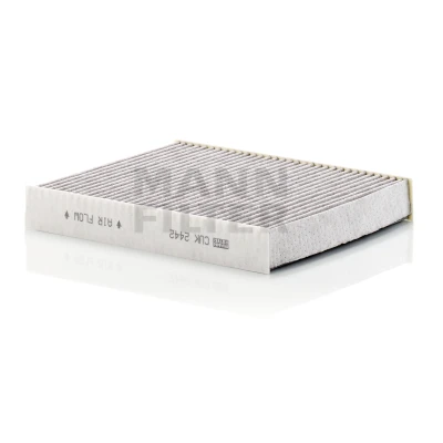 Abbildung von MANN FILTER CUK 2442 Innenraumfilter Aktivkohlefilter 240 204 36 OPEL: Zafira C Tourer, Mokka / X, Meriva B, CHEVROLET: Orlando, Aveo Schrägheck