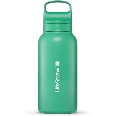 Abbildung von Lifestraw 700 ml Edelstahlflasche Kaktusgrün