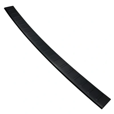 Abbildung von Aroba AR1106 BL Edelstahl Schwarz Black Chrome Ladekantenschutz kompatibel mit Volkswagen T5 BJ. 4.2003 5.2015 passgenau Abkantung Farbe Anthrazit