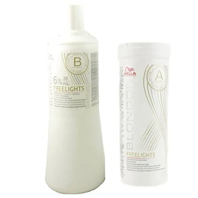 Abbildung von Wella Blondor Freelights Oxyd 6% 1000 ml + 400g