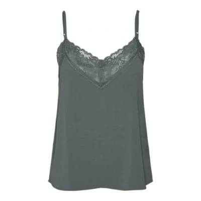 Abbildung von VERO MODA Damen Vmemma Singlet WVN Ga Noos Top, Balsam Green, XXL