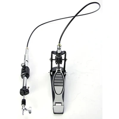 Abbildung von Fame Remote Cable HiHat Stand, Verchromt, Flexibel Positionierbar, 1,80m Kabel, Regulierbarer Trittwiderstand, Ideal für Individuelle Drum Setups