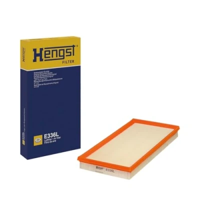 Abbildung von HENGST FILTER E336L Luftfilter 37 170 342 Filtereinsatz VOLVO: V40 Kombi, S40 I