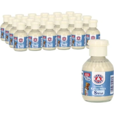 Abbildung von Bärenmarke Kondensmilch Kaffeetraum 8% Fett in der Flasche 170 Gramm x 24 mit Pufai Grocery Gratis