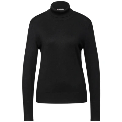 Abbildung von Street One Rollkragen Strickpullover, Damen, Größe: 38, Schwarz