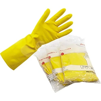 Abbildung von Vileda Handschuhe Contract Der Ökonomische Naturlatex Größe M