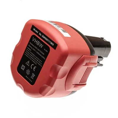 Abbildung von vhbw 1x Akku kompatibel mit Bosch GSR 9.6V, PSR 960 Werkzeug (3300 mAh, NiMH, 9,6 V)
