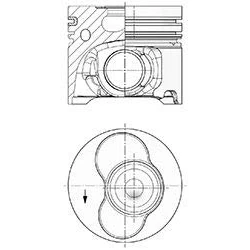 Abbildung von Kolben KOLBENSCHMIDT 41091600