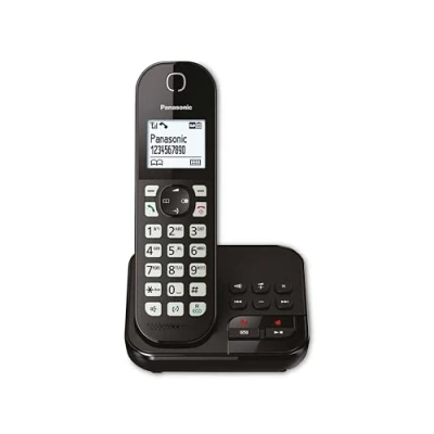 Abbildung von Panasonic Anrufbeantworter KX TGC460GB schnurloses Telefon mit AB.