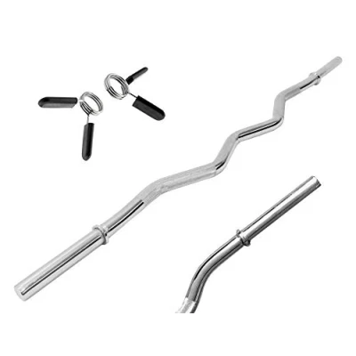 Abbildung von POWER EXTREME SZ Curlstange/Hantelstange 120cm, 30mm inkl. Federverschlüsse