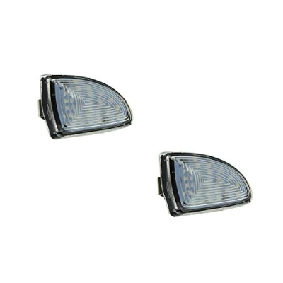 Abbildung von LETRONIX LED Seitenblinker Blinker Module Klar Silber geeignet für 451 Fortwo 2007 2015mit E Prüfzeichen