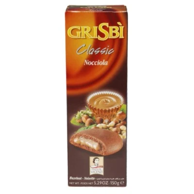 Abbildung von VICENZI: &quot;Grisbi NOCCIOLA&quot; halzenut Kekse 5.29 Unze (150GR) Pakete (4 Stück) [Italienische Import]