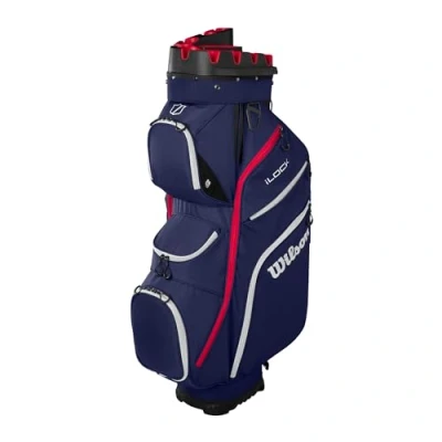 Abbildung von I Lock Golftasche Cartbag Blau Weiß Rot