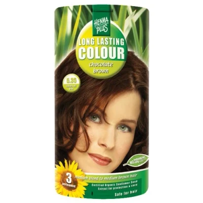 Abbildung von Hennaplus 49144 Long Lasting Colour 5,35 Chocolate Brown