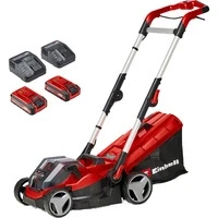 Abbildung von Einhell Akkurasenmäher Power X Change RASARRO 36/34, 34 cm Schnittbreite, mit 2x Akku 18V/3,0Ah und Ladegerät