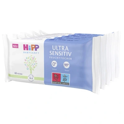 Abbildung von Hipp Babysanft Feuchttücher Ultra Sensitiv 5x 48ST