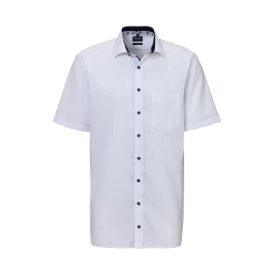 Abbildung von OLYMP Luxor modern fit Hemd Halbarm Haifischkragen weiß Gr. 37