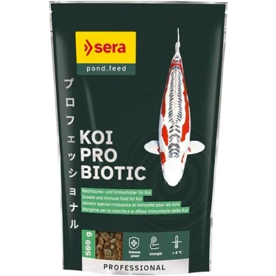 Abbildung von sera Koi All Seasons Probiotic, Teichfisch, Fischtrockenfutter, Tablette, Vitamin A, B1, B2, C, D3, E, Medium, 8 C