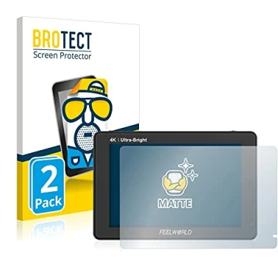 Abbildung von BROTECT Entspiegelungs Schutzfolie für Feelworld LUT7 7&quot; (2 Stück) Matte Displayschutz Folie, Anti Reflex, Fingerprint