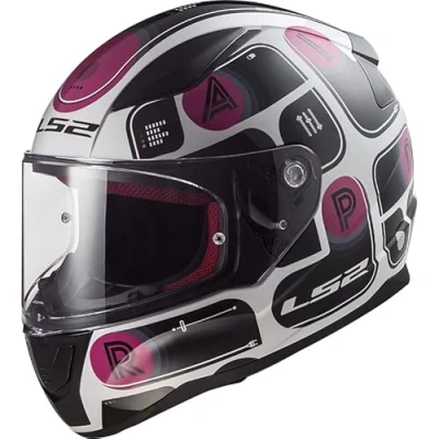 Abbildung von LS2, Integralhelme motorrad RAPID brick black pink, XL