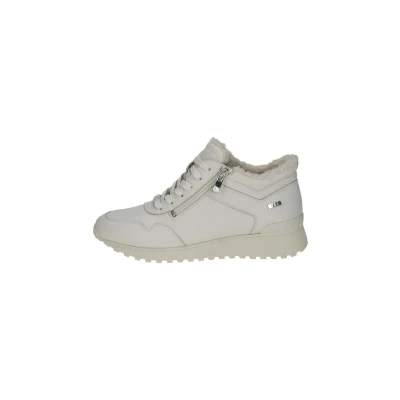 Abbildung von CAPRICE Damen Sneaker flach aus Leder Wasserabweisend, Cremefarben (Offwhite Nappa), 38 EU