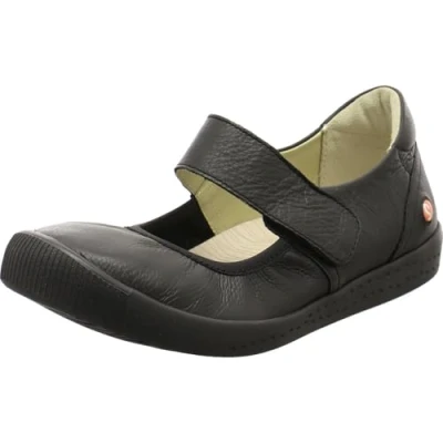 Abbildung von Softinos Ballerinas Riemchenballerina, Damen, Größe: 41, Black Schuhe