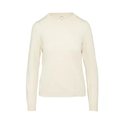Abbildung von s.Oliver Weicher MIT CREW NECK Strickpullover, Damen, Größe: 48, Beige