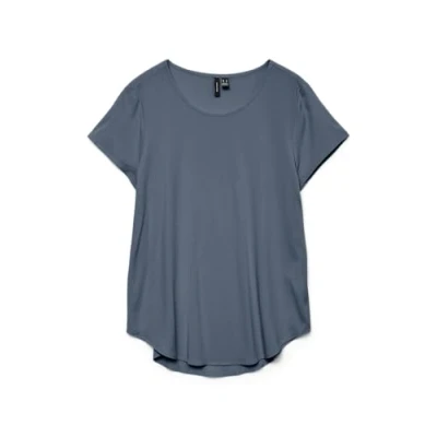 Abbildung von VERO MODA Damen VMBELLA SS TOP WVN GA NOOS T Shirt, China Blue, 32