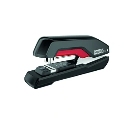 Abbildung von Rapid Tacker, 30 Blatt Kapazität, Flachheftgerät, Schwarz/Rot, Ergonomisch, Kunststoff, S27, 5000541