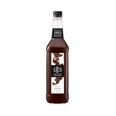 Abbildung von 1883 Schokoladen Sirup Qualität aus Frankreich 1 Liter PET Flasche Vegan