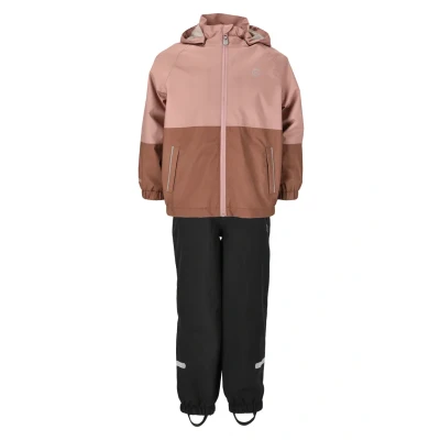 Abbildung von Zigzag Regen Regenjacke / wasserabweisende Jacke für Kinder, Größe: 128, Roze