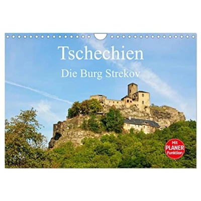 Abbildung von Tschechien Die Burg Strekov (Wandkalender 2025 DIN A4 quer), CALVENDO Monatskalender