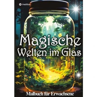 Abbildung von Malbuch für Erwachsene Magische Welten im Glas Fantasiewelt Ausmalbuch Entspannung Achtsamkeit: Fantasy Ausmalbilder Geschenkidee Frauen Freundin Sommer Urlaub
