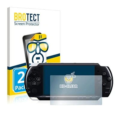 Abbildung von BROTECT (2 Stück Schutzfolie für Sony PSP 3004 Displayschutz Folie Ultra Klar
