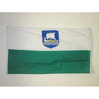 Abbildung von AZ FLAG Flagge Saaremaa 150x90 cm Fahne 100% Polyester mit Messing Ösen 110g