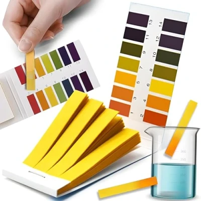 Abbildung von Retoo Lackmuspapier 80 Stück, ph Teststreifen, Wert Indikator Universalpapier, Testpapier für Wasser, Erde, Getränke, weiterer Substanzen, Wertebereich 1 14 mit Farbvergleichsskala