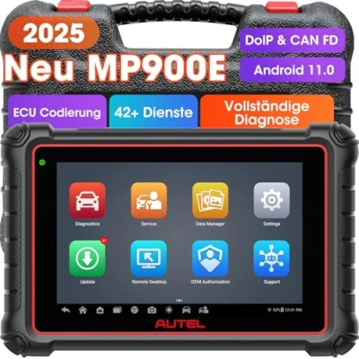 Abbildung von Autel MaxiPRO MP900E OBD2 Diagnosegerät, 2024 Neuer von MP808S MP808BT PRO w/CAN FD DoIP, ECU Kodierung, Bidirektional, 40+ Dienste, Android 11, FCA SGW