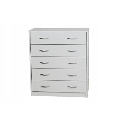 Abbildung von Home Collective Schuhschrank in weiß mit fünf Fächern, Flur, Schlafzimmer, Schuhregal, Schuh Schrank schmal 85x74x35cm (HxBxT)